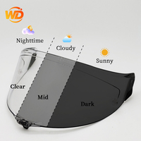 Nouvelle visière photochromique pour casque intégral Pista GPRR/Pista GPR/Corsa-R, accessoires de remplacement pour casque de moto, visière en polycarbonate