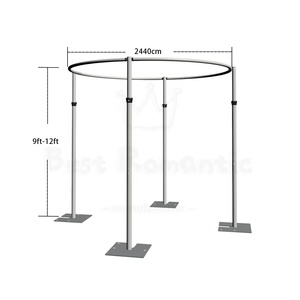 <span class=keywords><strong>SERIE</strong></span> EZ - Struttura Regolabile a 2 Pezzi con Sistema Slip-Lock (2,7m-4,9m) per Cabina Fotografica, Fondale per Teatro all'Ingrosso - Product Image 1