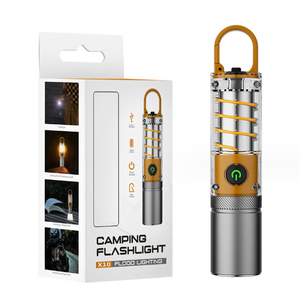 Nueva actualización, lámpara de tungsteno portátil, linternas LED para acampar, linterna de senderismo de alta potencia recargable por USB de largo alcance - Product Image 6