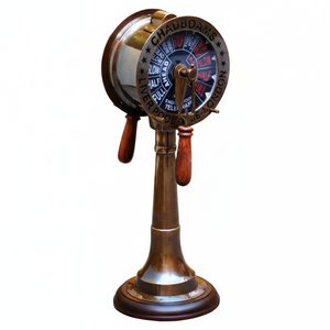 Portalápices de Metal de diseño náutico para manualidades, telégrafo de Estilo Vintage náutico de calidad Premium coleccionable, de latón marino - Product Image 1