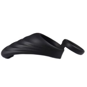 Weiche Silikon-Sexspielzeuge für Männer zur Verzögerung der Ejakulation Wasserdichter Doppel-Penisring für Männer Doppelter Penisring für Männer Dildo - Product Image 4