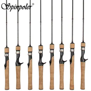 Spinpoler Effen Tip Ultra Hengel Spinning 1.5m1.68m 1.8M 2.1M Casting Pole Hoge Carbon Fiber Super Licht Lokken gewicht 0.5-8G