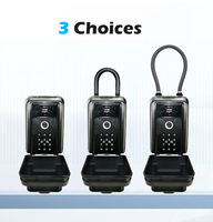 Boîte de rangement de clés numériques Ttlock, carte mémoire, étanche, grande capacité, antivol