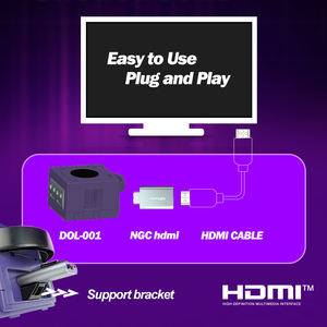 Doubleur <span class=keywords><strong>de</strong></span> <span class=keywords><strong>ligne</strong></span> HD <span class=keywords><strong>convertisseur</strong></span> numérique AV vers HD haute définition pour Nintendo Gamecube Console adaptateur NGC accessoires <span class=keywords><strong>de</strong></span> jeu rétro - Product Image 3