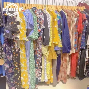 In Stocked used Cheap Women Clothing second hand clothes bale supplier long casual clothing