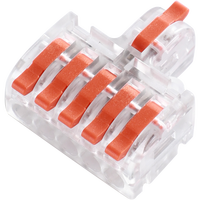Connecteur d'épissure de fil transparent 1-In 4-Out pour le produit de borniers d'interconnexions électriques