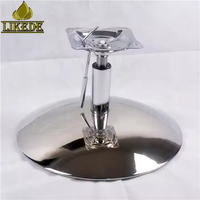 Base de chaise pivotante chromée robuste à 5 étoiles en métal pour mobilier de bureau, de salle de jeux et de salle de réunion