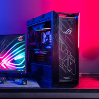 ROG Sun God Case GX601 Full Tower ATX Side Transparent Gaming Host Water Cooling Desktop Assembly avec ventilateur DIY Computer Case