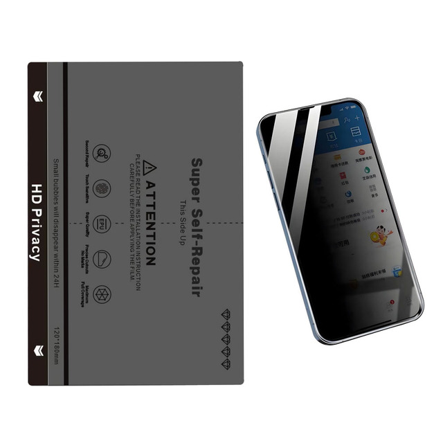 Fonlyu Self Repair EPU HD Privacy Hydrogel Film Anti Peeping Mica Screen Protector for Unlimited Cutting Plotter Machine