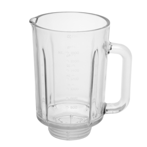 9849 China Precio al por mayor Hecho a mano Soda Lime Glass 1800ml Blender Jar <span class=keywords><strong>Universal</strong></span> Food Jug - Product Image 3