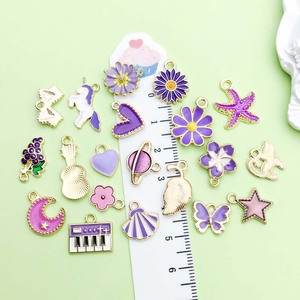 จี้โลหะผสมสีม่วง 20 แบบ สำหรับทำเครื่องประดับ DIY - Product Image 3