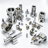 Pemesinan CNC Presisi Khusus untuk Bagian Kecil dari Baja Tahan Karat dan Aluminium, Mesin Bubut CNC, Bagian Mesin Penggilingan 5 Axis