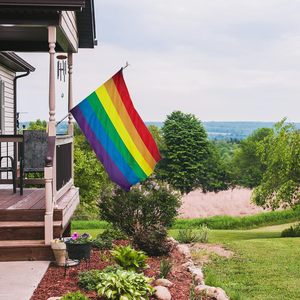 Bandiera Arcobaleno Personalizzata 3*5ft 100% Poliestere, Stampa Digitale, Bandiera LGBT Pride per Parate e Decorazioni Interne ed Esterne - Product Image 3