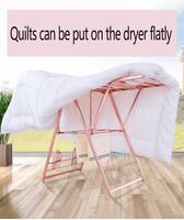 Cintre portable réglable Design pliable pour un lavage et un séchage pratiques Porte-vêtements pliable