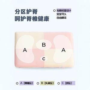 Almohada de espuma viscoelástica para niños, soporte rectangular para el cuello de rebote lento, para niños a partir de 4 años, uso para la siesta escolar - Product Image 5