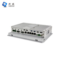 Panel PC Industrial Sin Ventilador de 10.4 Pulgadas, IP65, Intel I3 I5 I7, DDR4, 5 LAN POE, 4 RS232 COM, Amplio Rango de Temperatura, Computadora Integrada