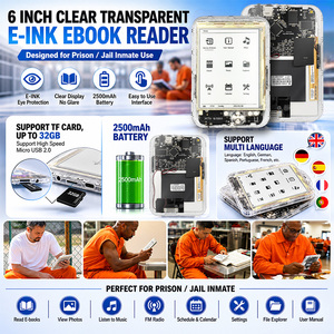 Vente flash : Nouveau produit numérique pour prison, <span class=keywords><strong>liseuse</strong></span> de livres électroniques à écran E-Ink avec éclairage LED nocturne, à une main - Product Image 2