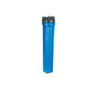 Machine de filtration d'eau potable à grand débit à 3 étages, boîtier de filtre à eau bleu fin de 20 pouces, bouteille de purificateur d'eau fine de 20 pouces * 2,5 pouces