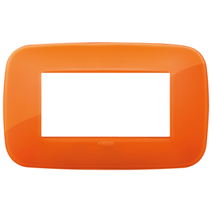 Placca Round 4M Reflex Orange 14.5x9 Cm Wall <b>Switch</b> Cover - Product Image 1
