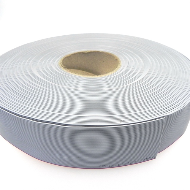 6 8 10 12 14 16 20 26 30 34 40 50 60 64 Pin 1.27mm Pitch Idc Connector Grey Flat Ribbon Cable Assembly