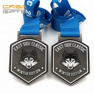 De 3d Lobo Totem logro militar medalla - Product Image 4