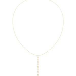 Wholesale Multi-Color Gemstone Vertical Bar Drop Lariat <b>Necklace</b> for Women Wedding and Birthday Gift Available at Best Price - Product Image 2