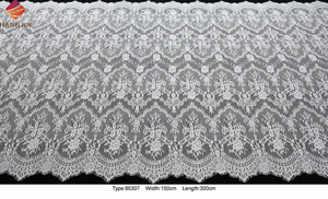 <span class=keywords><strong>2025</strong></span> Mới Nhất 3 Mét Chiều Rộng 150Cm Cô Dâu Chantilly Pháp Trắng Hoa Thêu Ren Lông Mi Ren Vải Cho Váy Cưới - Product Image 6