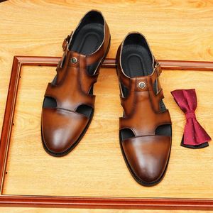 Three Piece <b>Cap</b> Toe Shoes <b>Mens</b> Smooth Cowhide Small Square Toe Formal Business Leather Genuine Leather Handcrafted - Product Image 5