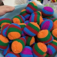 Promoción de Venta al por Mayor de Fábrica: Hacky Sack Tejido de Algodón para Niños, con Logotipo Personalizado, para Patinar con el Balón