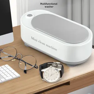Mini pulitore ad ultrasuoni portatile rondella per gioielli USB ricaricabile macchina per la pulizia ufficio casa viaggio 300ML occhiali detergente per orologi