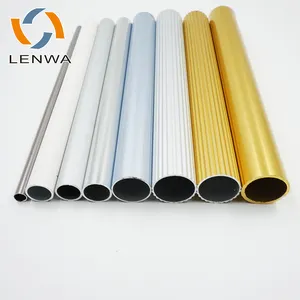 LENWA Aluminium Factory Aluminum Extruded Round Pipe with Many Sizes in Stock