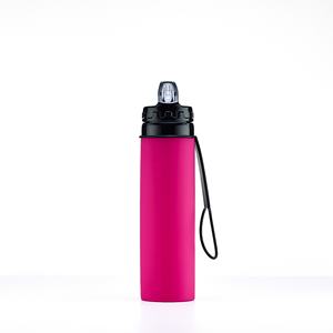 Bouteille d'eau pliable portable en silicone créative résistante aux hautes températures pour le sport, vente en gros, tasse à boisson - Product Image 2