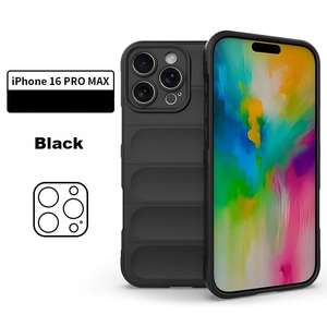Funda para iPhone 17, tacto suave, color sólido, recortes precisos, cobertura total, resistente a caídas, funda blanda - Product Image 6