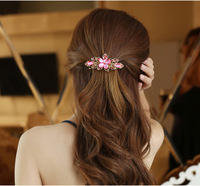 Barrette à cheveux en strass, clip à ressort automatique, accessoire pour cheveux pour femmes et filles, maintien antidérapant pour cheveux épais ou fins