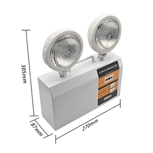 Beste Kwaliteit XJW-01A-1 Oplaadbare Led Nooduitgangslicht 2*3W Smd Wit Lithium Ce Goedgekeurd 2*3W Led Noodspotlicht - Product Image 4