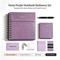 Carnet de bureau en cuir PU A5, reliure spirale et à feuilles mobiles, papier 100 g/m², 100 feuilles, couverture personnalisée, cadeau