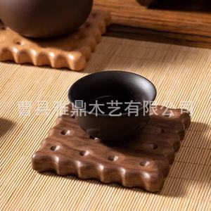 Wooden Cookie Coaster Thin 0.2 0.4 In Reusable Home Use - Product Image 4