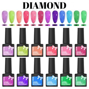 Vernis à ongles en gel <span class=keywords><strong>UV</strong></span> coloré, paillettes laser, diamant, colle flash, longue durée, <span class=keywords><strong>semi</strong></span>-<span class=keywords><strong>permanent</strong></span>, style français, design œil de chat, <span class=keywords><strong>lampe</strong></span> LED - Product Image 2