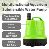 Pompe submersible à aspiration du fond d'aquarium, pompe à eau pour bassin hydroponique, pour aquarium