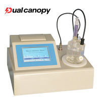 Titrateur coulométrique Karl Fischer avec échantillonneur automatique Équipement de test de la teneur en eau Détermination de l'humidité Karl Fischer