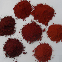 Oxyde de fer poudre rouge bâtiment ciment béton brique asphalte