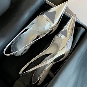 Escarpins de luxe sexy pour femmes, chaussures élégantes pour femmes, sandales à talons tendance pour femmes, sandales à talons en cuir de haute qualité, escarpins de créateur - Product Image 1