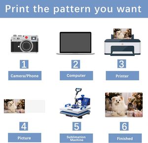 Cartes de visite vierges personnalisables par sublimation, en aluminium, avec logo métallique, double face, pour transfert par presse à chaud, DIY, en vrac - Product Image 4