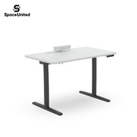 Escritorio Eléctrico Ajustable en Altura SpaceUnited, Escritorio Motorizado para Trabajar Sentado o De Pie, Reductor de Velocidad Silencioso, Memoria Inteligente, Ergonómico