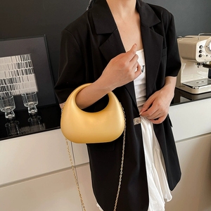 <span class=keywords><strong>Bolso</strong></span> de <span class=keywords><strong>mano</strong></span> de acrílico con textura mate para mujer, <span class=keywords><strong>bolso</strong></span> de <span class=keywords><strong>mano</strong></span> de media luna para <span class=keywords><strong>boda</strong></span>, <span class=keywords><strong>bolso</strong></span> de <span class=keywords><strong>mano</strong></span> Hobo de bola de masa hervida, Color caramelo, pequeñas Bolsas nupciales - Product Image 6