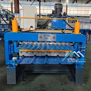Zambie populaire 840 IBR trapézoïdal et 836 tôle de toiture ondulée rouleau à Double pont formant la machine - Product Image 2