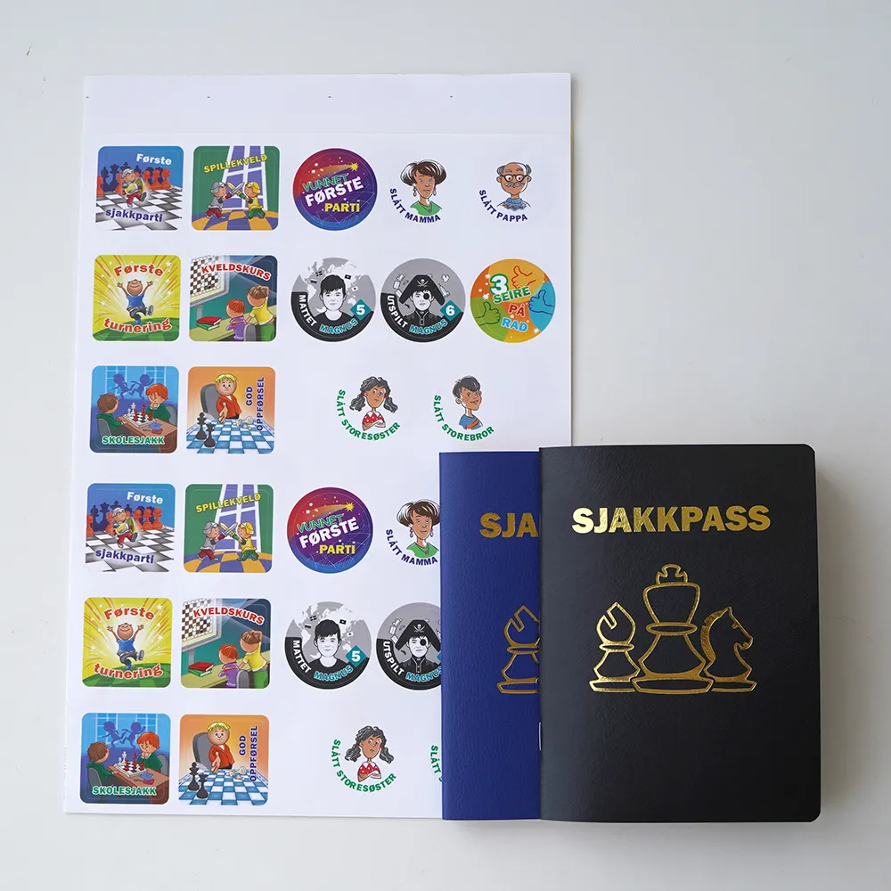 कस्टम गुणवत्ता थोक रंग डिजाइन sjakkपास काठी सिलाई बाइंड बुक ब्रोशर पासपोर्ट