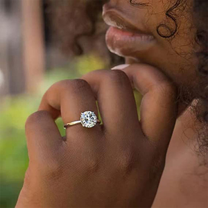 CANNER 1.5 Carat S925 <b>Sterling</b> <b>Silver</b> <b>Engagement</b> <b>Ring</b> CZ Wedding Promise <b>Rings</b> for Women - Product Image 6