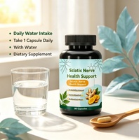 Complément Herbal OEM à Succès pour la Santé du Nerf Sciatique : Capsules à l'Acide Alpha-Lipoïque et au Curcuma pour Adultes
