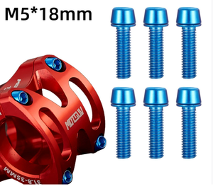 مسمار ساق مقود الدراجة M5 * 18 من الفولاذ مسمار لولبي للطريق <span class=keywords><strong>MTB</strong></span> - Product Image 6